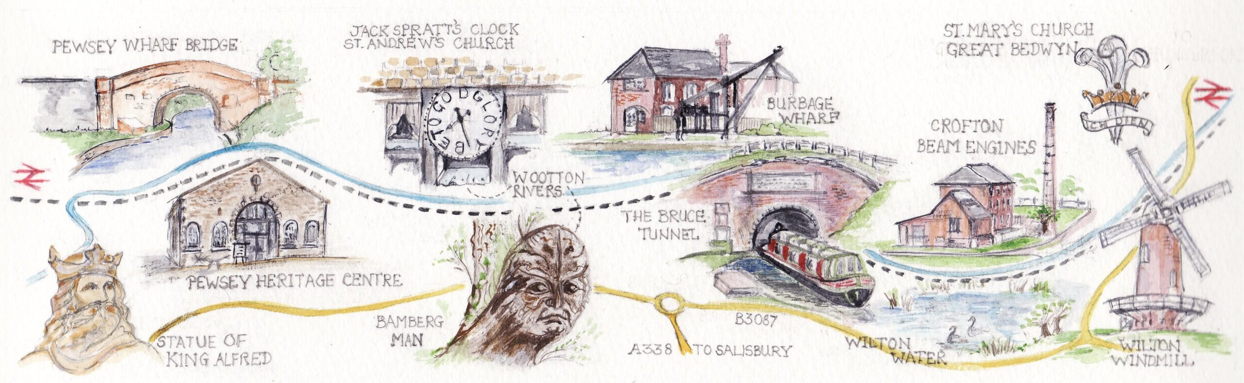 Vale Trail Illustrative Map