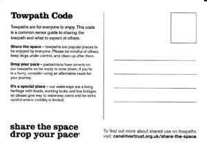 Kennet & Avon Canal Share the Space Info