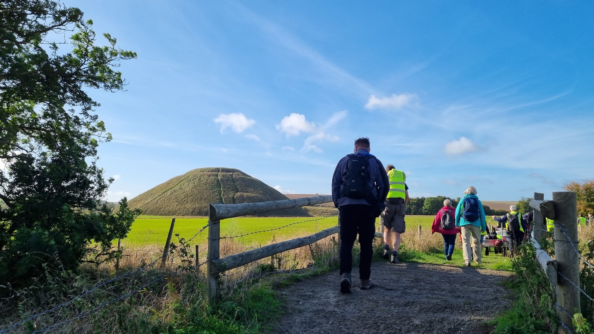 Disabled Ramblers Avebury Silbury Hill c