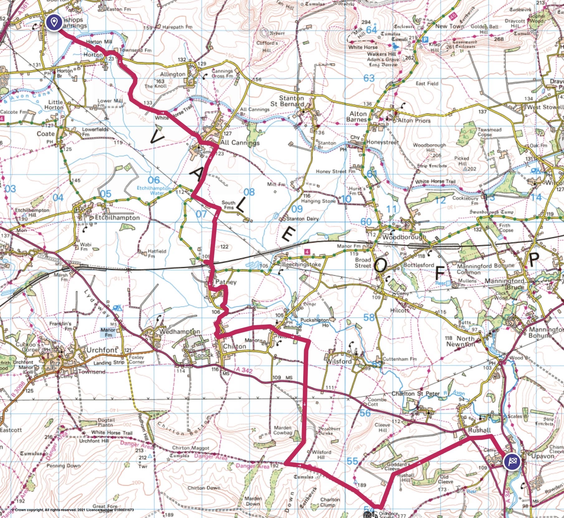 PVCW-04-Bishops-Cannings-to-Upavon-map-cc